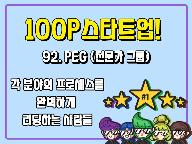 [100P 강의] 92강 - PEG (전문가 그룹)